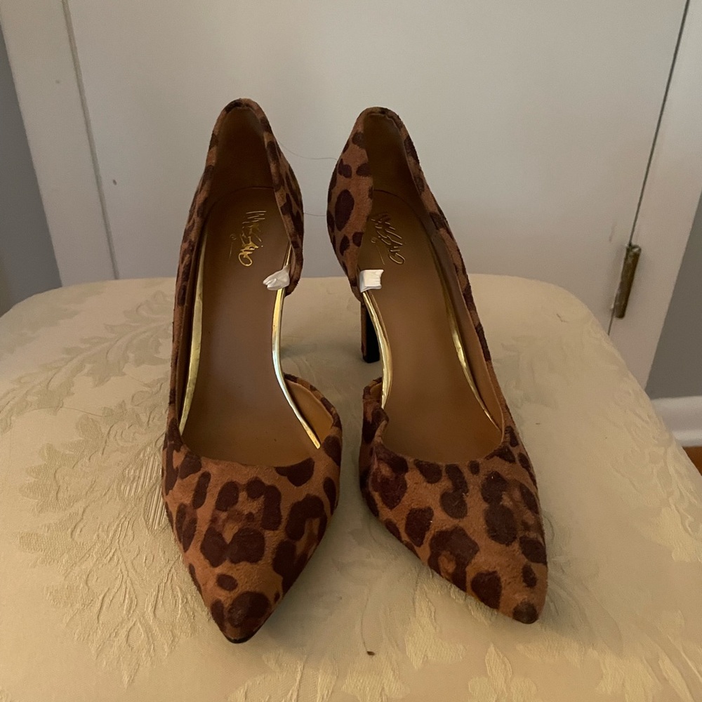 Cheetah print heels